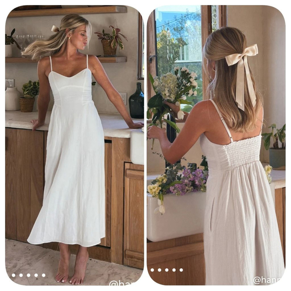 Show Me Your MuMu White Midi Dress - Picture 1 of 10